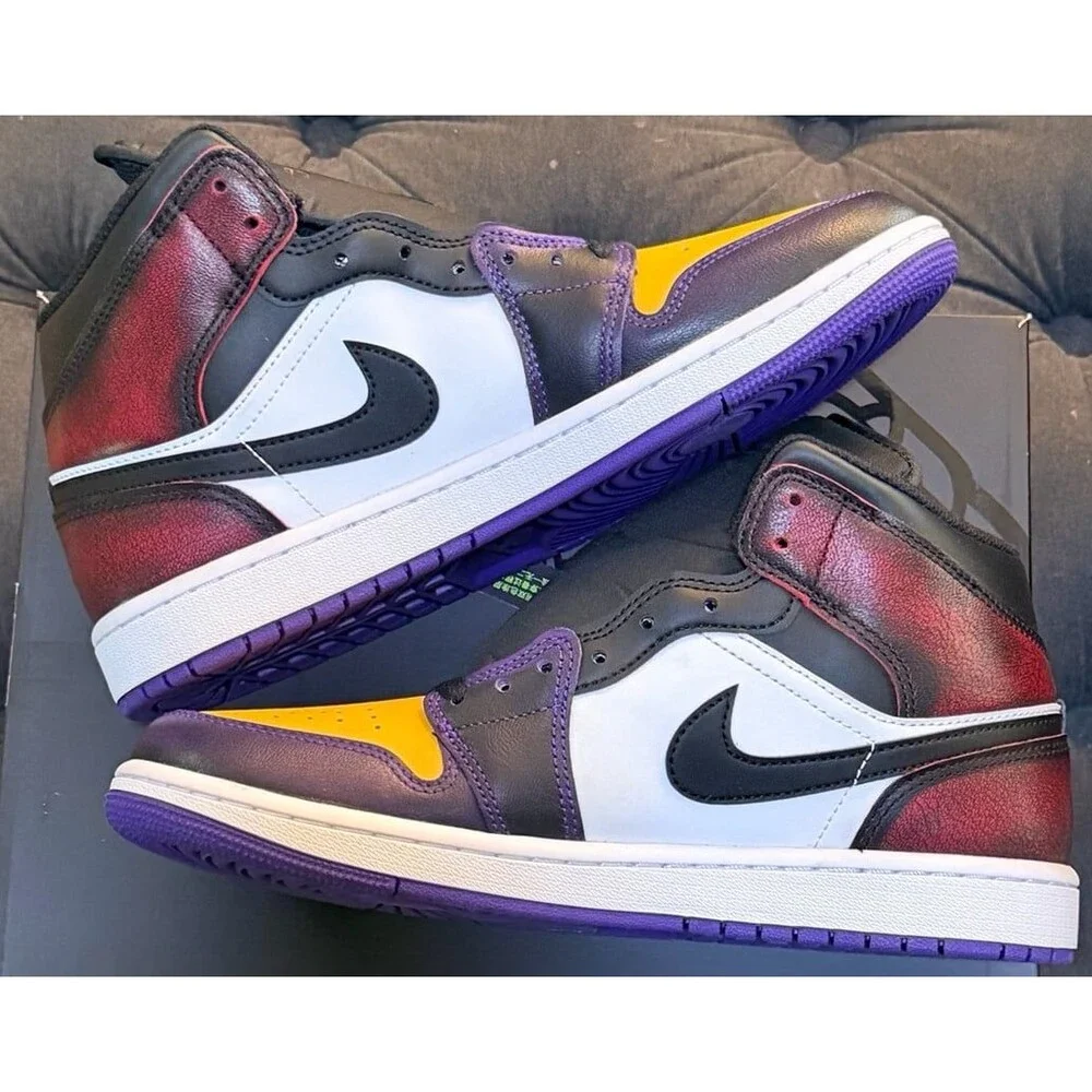 AIR JORDAN 1 MID SE WEAR AWAY LA TO CHICAGO